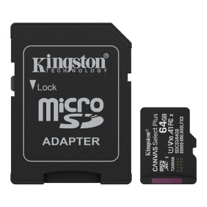 Karta pamięci Kingston microSD Canvas Select Plus Gen3 64GB UHS-I Class 10 + adapter