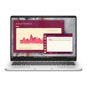 Notebook Dell Pro 14 PC14250 14"FHD+/Ultra 5 235U/16GB/SSD512GB/Intel/W11 PRO Silver 3Y ProSupport