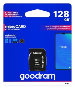 Karta pamięci microSDXC GOODRAM 128GB + adapter